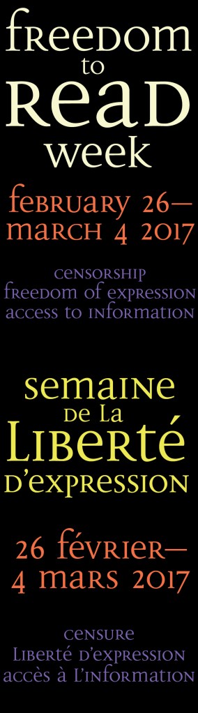 Freedom To Read Week 2017