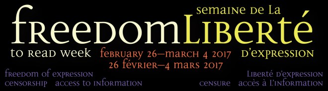 Freedom To Read Week 2017